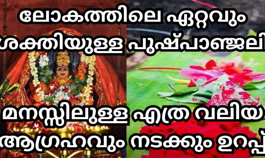 ഈ വഴിപാട് മാത്രം മതി നിങ്ങളുടെ ഏതു വലിയ ആഗ്രഹവും സാധിക്കും.