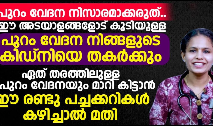 ഇനി ഒരു മരുന്നും വേണ്ട പുറം വേദന തനിയെ മാറും. പുറമേ ഉണ്ടാകാനുള്ള കാരണം.