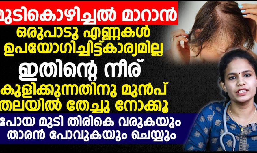 മുടികൊഴിച്ചിലും താരനും ഇനി ഒരു പ്രശ്നമേ ആയിരിക്കില്ല നിങ്ങൾക്ക്.