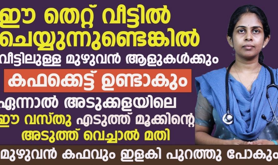 ഈ ഒരു കാര്യം മാത്രം ചെയ്താൽ മതി കഫം മുഴുവൻ ഉരുകി പോകും.