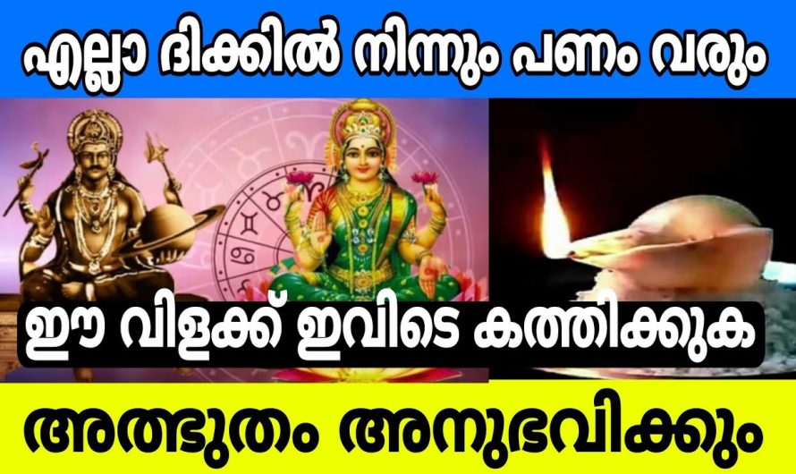 വിളക്ക് ഇനി ഇങ്ങനെ കത്തിച്ചാൽ വീട്ടിലേക്ക് പണത്തിന്റെ ഒഴുക്ക് ആയിരിക്കും.