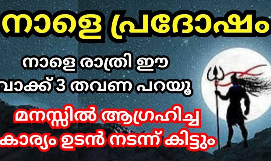 നാളത്തെ ദിവസം ഈ വാക്ക് മൂന്ന് തവണ ഉച്ചരിച്ചാൽ മതി, നിങ്ങളുടെ മനസ്സിലെ ആഗ്രഹം വളരെ പെട്ടെന്ന് സാധിക്കാം.