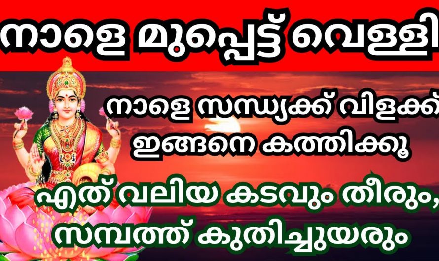 നാളെ സന്ധ്യയ്ക്ക് നിലവിളക്ക്, ഇങ്ങനെ കത്തിക്കൂ സമ്പത്ത് കുതിച്ചു വരും.