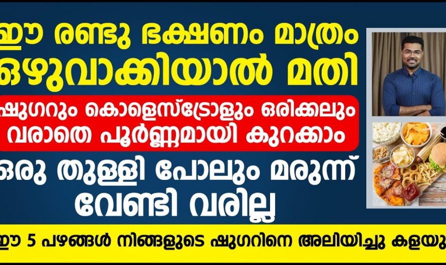 ജീവിതം കൂടുതൽ സുഗമമാക്കാം, ഷുഗറും കൊളസ്ട്രോളും ഇനി അടുത്ത് പോലും വരില്ല.