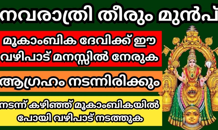 നിങ്ങളെക്കൊണ്ട് സാധിക്കുമോ, എങ്കിൽ ഉറപ്പാണ് ആഗ്രഹം നടന്നിരിക്കും. ദേവിക്ക് ഈ വഴിപാട് മനസ്സിലൊന്ന് നേർന്നാൽ മാത്രം മതി ഏത് ആഗ്രഹവും നടക്കും.