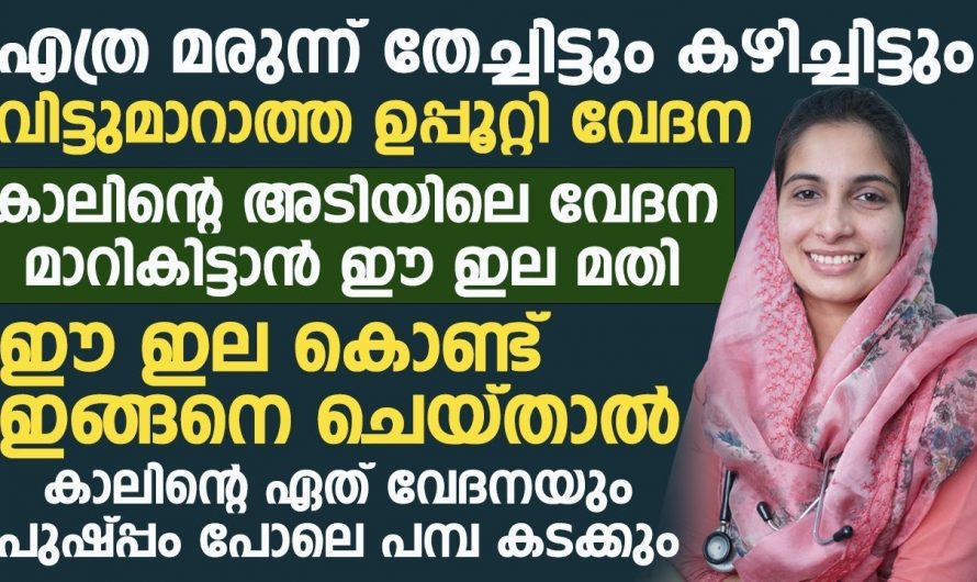 ഇനി മരുന്ന് തേച്ചും കഴിച്ചും ബുദ്ധിമുട്ടേണ്ട. ഈ കാര്യങ്ങൾ ചെയ്താൽ മതി എത്ര വലിയ വേദനയും മാറും.