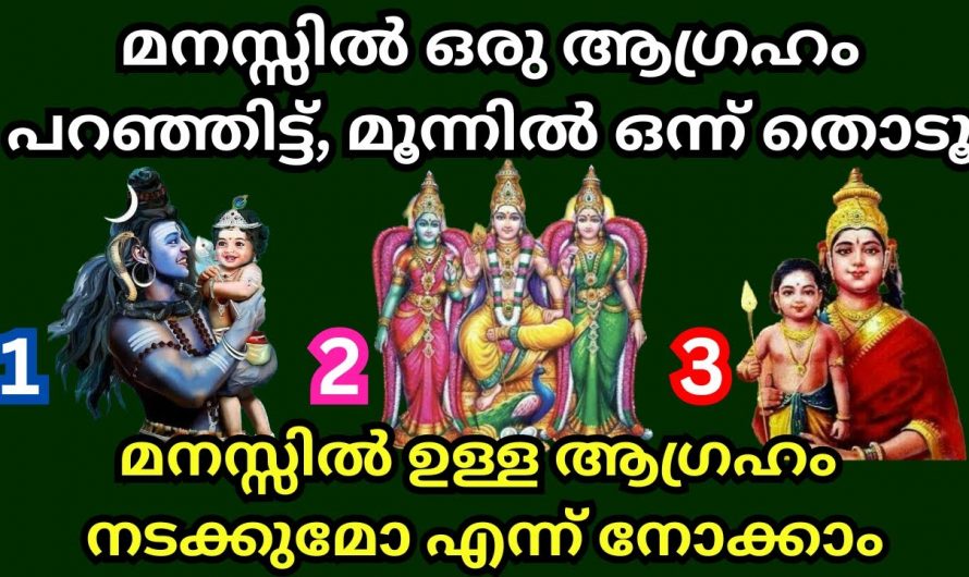 നിങ്ങളുടെ ഏത് ആഗ്രഹവും സഫലമാകും ഈ ചിത്രത്തിൽ ഒന്ന് തൊട്ടാൽ മതി.