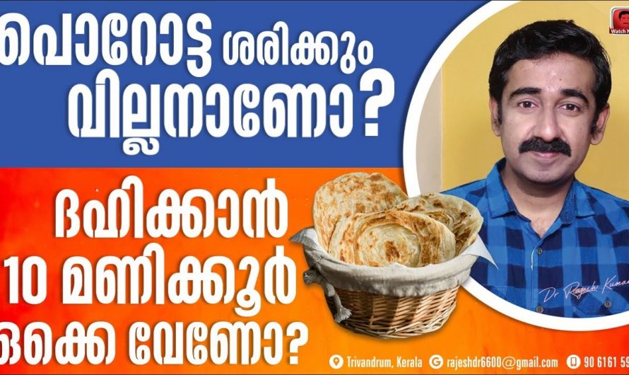 നിങ്ങൾ എപ്പോഴെങ്കിലും പൊറോട്ട കഴിച്ചിട്ടുണ്ടോ,എങ്കിൽ ഈ കാര്യങ്ങൾ അറിയാതെ പോകരുത്.