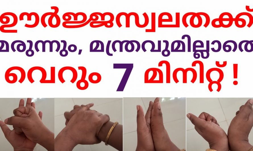 മരുന്നും വേണ്ട മന്ത്രവും വേണ്ട പൂർണ്ണ ആരോഗ്യത്തിന് വെറും ഏഴു മിനിറ്റ്