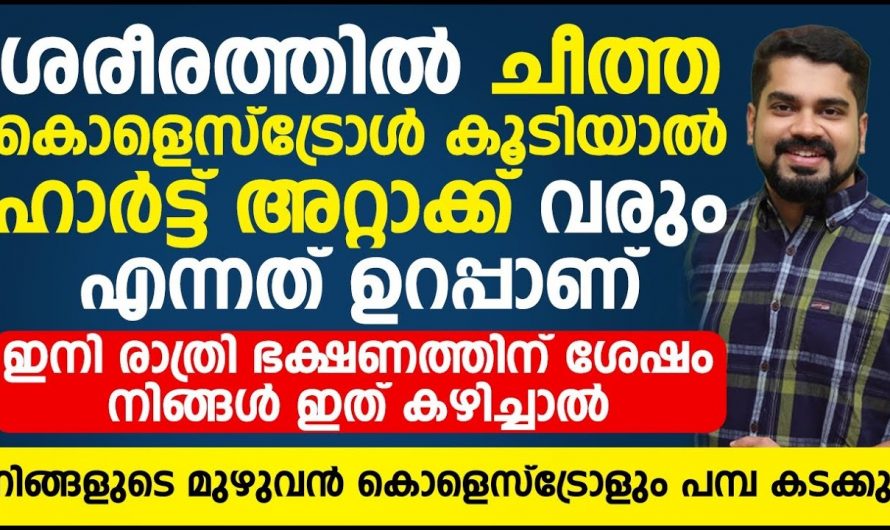 ഭക്ഷണം കഴിക്കുമ്പോൾ ഇങ്ങനെ ചെയ്താൽ മതി ഇനി ജന്മത്തിൽ കൊളസ്ട്രോള് കൂടില്ല