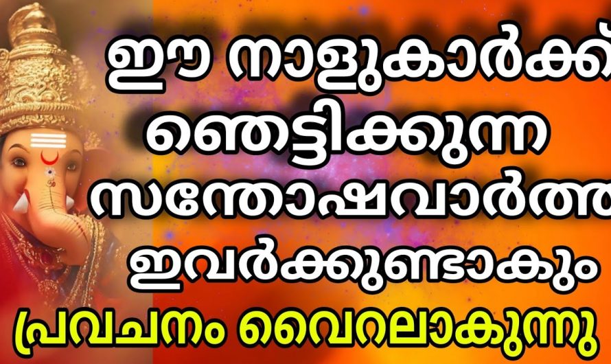 ഈ 11 നക്ഷത്രക്കാരെ ഇനി പിടിച്ചാൽ കിട്ടില്ല, അത്ര വലിയ ഉയർച്ചയാണ് ഉണ്ടാകാൻ പോകുന്നത്