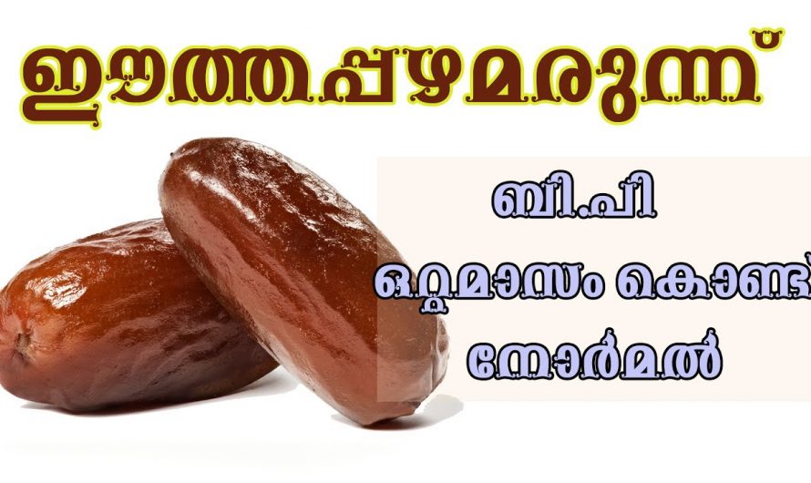 ഇനി ഈത്തപ്പഴം ഭക്ഷണമല്ല മരുന്നാണ്, രക്തസമ്മർദ്ദം ഇനി നിങ്ങളുടെ വരുദിയിൽ വരും