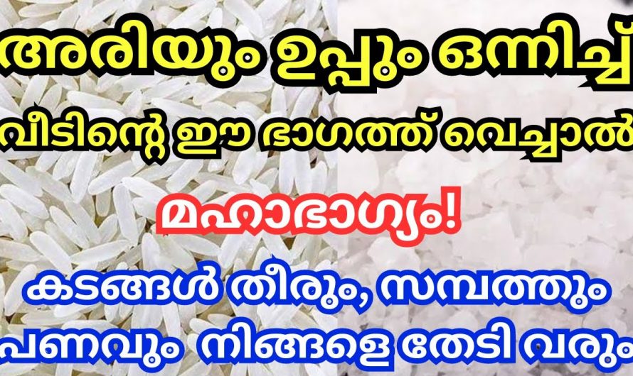 ബെഡ്റൂമിനകത്ത് ഒരു പാത്രത്തിൽ ഇങ്ങനെ ചെയ്താൽ സംഭവിക്കാൻ പോകുന്നത്