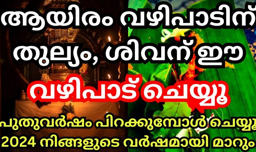 പുതുവർഷം പിറക്കും മുൻപ് ഈ കാര്യങ്ങൾ ചെയ്താൽ ഉറപ്പാണ് ജീവിതം രക്ഷപ്പെടും