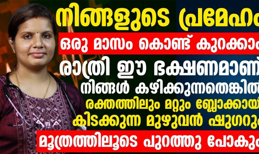 ഇനി വെറും ഒരു മാസം മതി പ്രമേഹം നിങ്ങളുടെ നിയന്ത്രണത്തിൽ ആകും