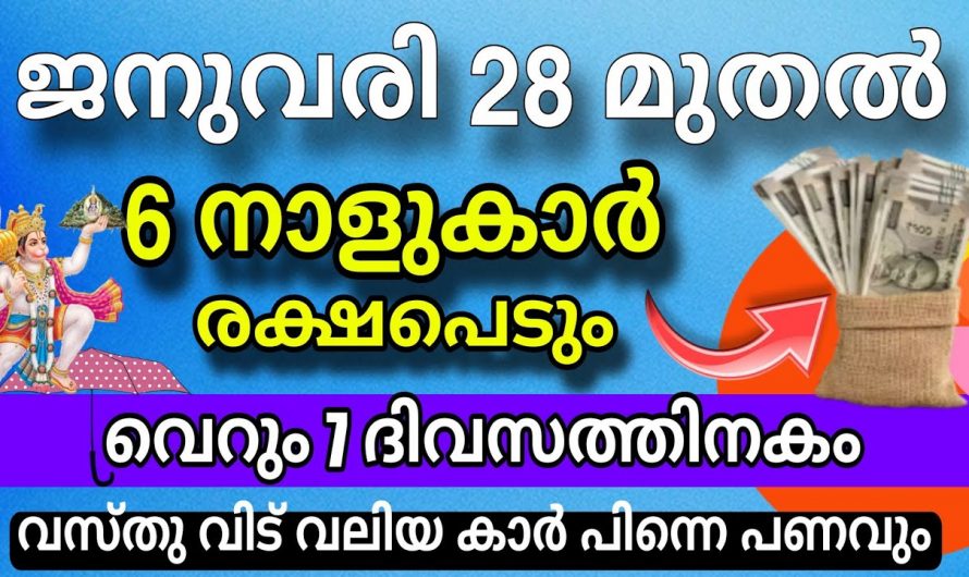 ഇനി ഉയർച്ചകളുടെ കാലമാണ് നിങ്ങൾക്ക് സന്തോഷം നിറഞ്ഞ ദിവസങ്ങൾ ആണ് വരുന്നത്