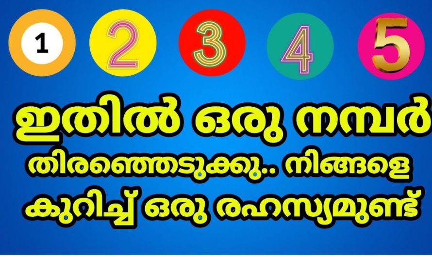 നിങ്ങളുടെ ഭാവി മനസ്സിലാക്കാൻ ഇനി ഈ ഒരു സംഖ്യ അറിഞ്ഞാൽ മതി