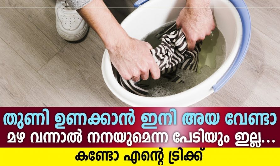 ഏത് പെരുമഴയത്തും തുണികൾ ഉണക്കാൻ ഇനി വളരെ ഈസി