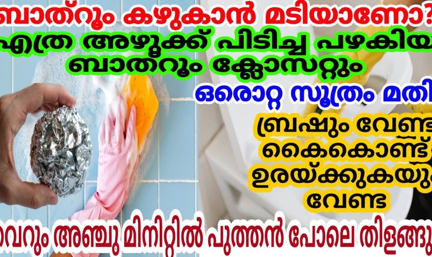 ബാത്റൂമിലെ ഫ്ലാഷ് ടാങ്കിൽ ഇങ്ങനെയൊന്ന് ചെയ്തുനോക്കൂ അൽഭുതം കാണാം