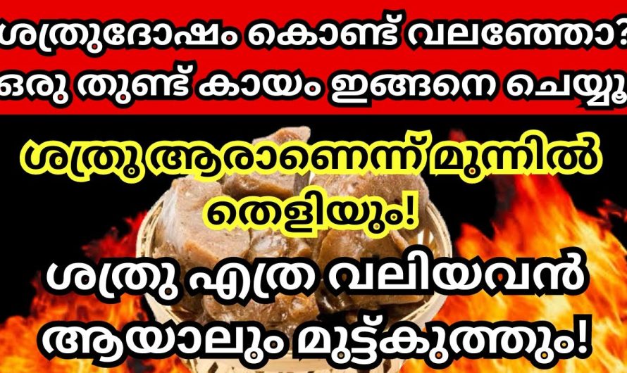 ശത്രുവിനെ ചുട്ടെടുക്കും ഈ ഒരു കഷണം കായം