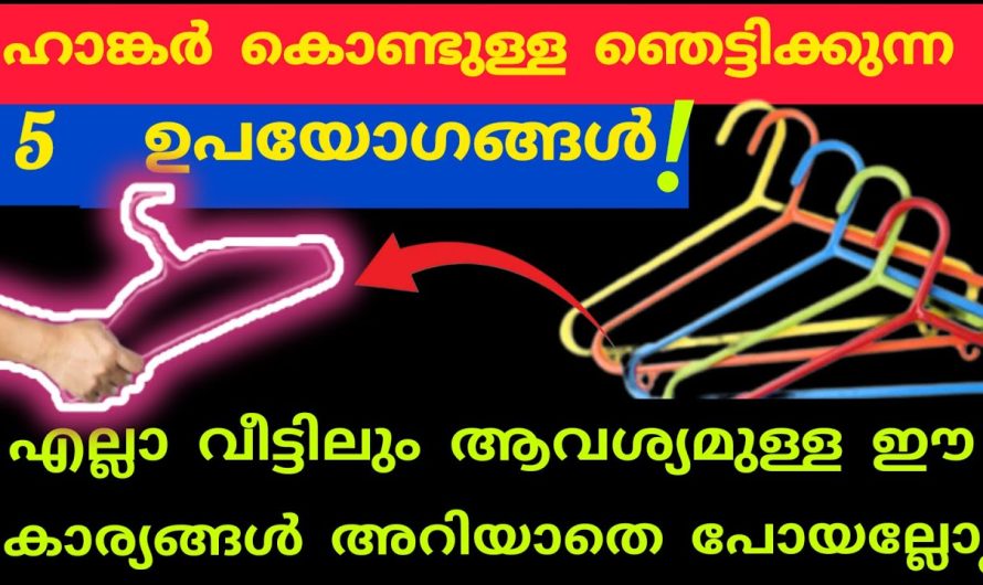 ഇനി പഴയ ഹാങ്ങർ ആണെങ്കിലും കളയാൻ വരട്ടെ, ഇതുകൊണ്ടും കാര്യമുണ്ട്.