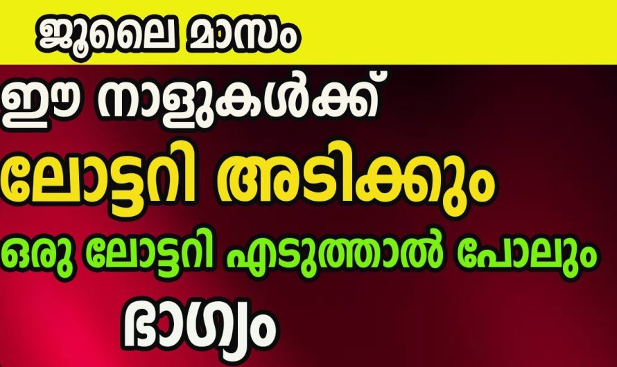 ഈ ഒരു പ്രവചനം ഉറപ്പായും സത്യമാകും നിങ്ങൾക്കും ലോട്ടറി ധൈര്യമായി എടുക്കാം.