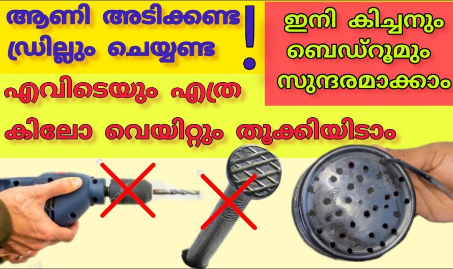 ഇനി ആണി തറക്കുക പോലും വേണ്ട എന്നിട്ടും തൂക്കം 10 കിലോ.