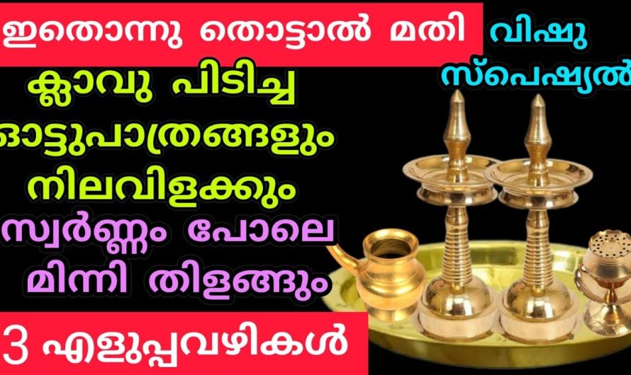 വോട്ടു പാത്രങ്ങൾ ഇനി സിമ്പിൾ ആയിട്ട് തിളങ്ങാൻ ഇങ്ങനെ ചെയ്യാം