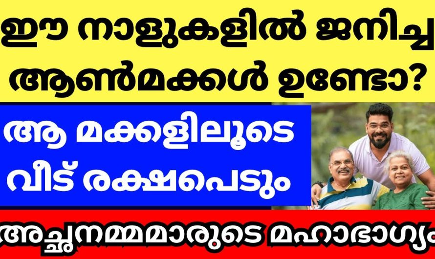 ഈ നക്ഷത്രത്തിലുള്ള ആൺമക്കൾ മാതാപിതാക്കളുടെ ഭാഗ്യമാണ്