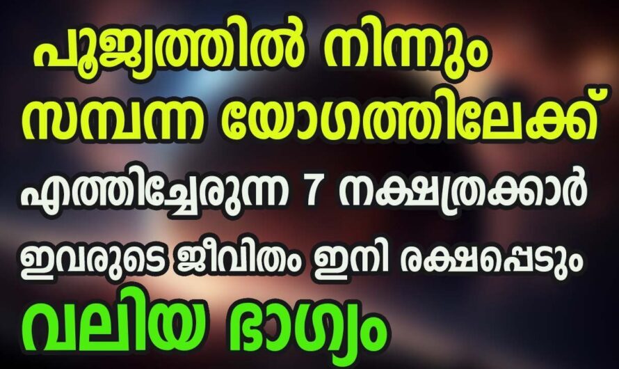 ഇനി ഈ നക്ഷത്രക്കാർക്ക് സമ്പത്തിന്റെ പെരുമഴ തന്നെ