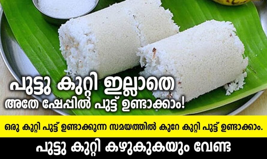 എല്ലാവർക്കും ഉള്ള പുട്ട് ഒറ്റയടിക്ക് ഉണ്ടാക്കാം, പുട്ടുകുറ്റി വേണ്ട