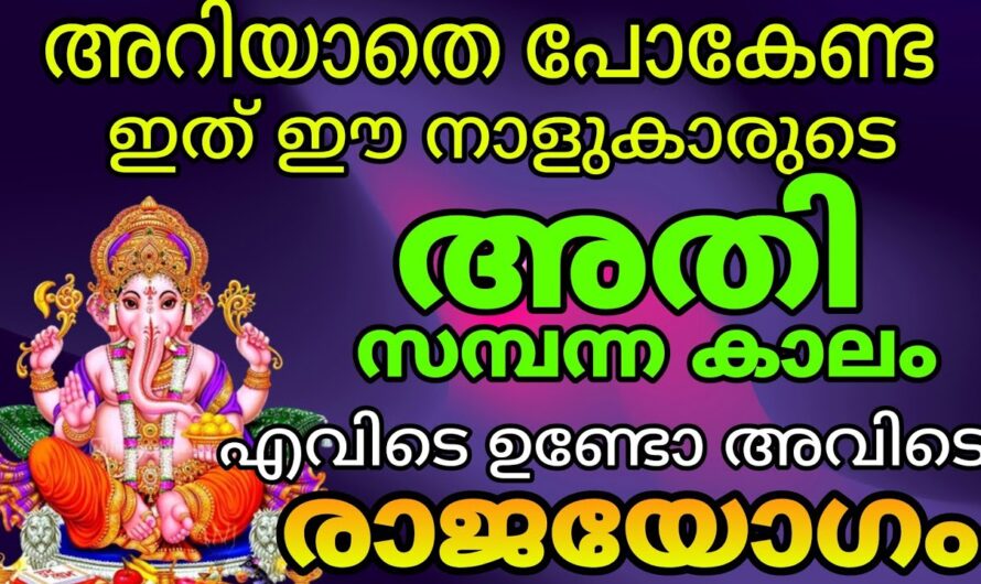 ഈ നാളുകാർ ഇനി രാജാവിനെ പോലെ ജീവിക്കും, ഇവർക്ക് രാജയോഗം വരുന്നു…