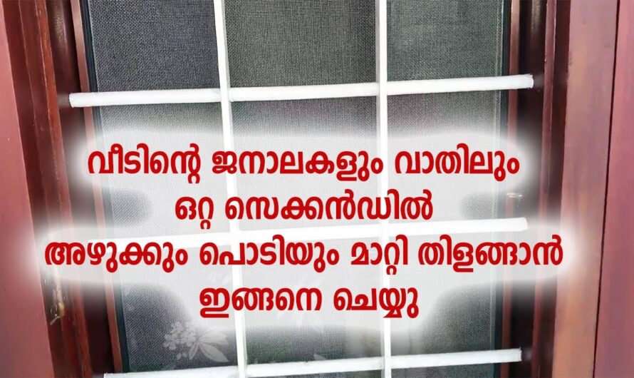 ജനലും വാതിലും പുതു പുത്തൻ ആക്കാൻ വീട്ടിലെ ഈ ഒരു സാധനം മതി