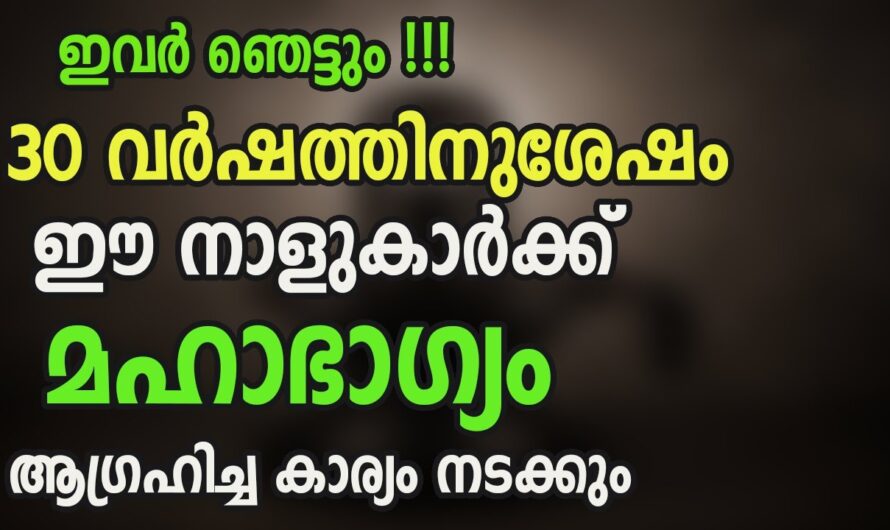 ഈ നാളുകാർ ഇനി റോക്കറ്റ് പോലെ കുതിച്ചുയരും, സൗഭാഗ്യത്തിന്റെ ദിനങ്ങൾ…