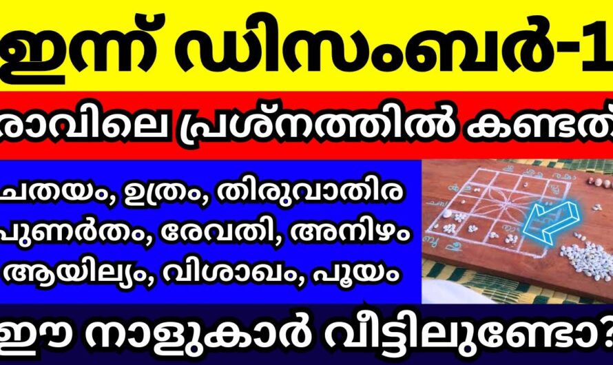 നിങ്ങളുടെ നക്ഷത്രം ഇതാണോ..? ജീവിതത്തിൽ ഇത് സംഭവിക്കും…